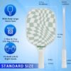 One Fiberglass Pickleball Paddle Featuring a PP Honeycomb Lightweight Design random color