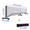 57303134-fb4c-4881-bb5f-804425d25cb8.jpg Outdoor Pickleball Net Set with Swivel Casters