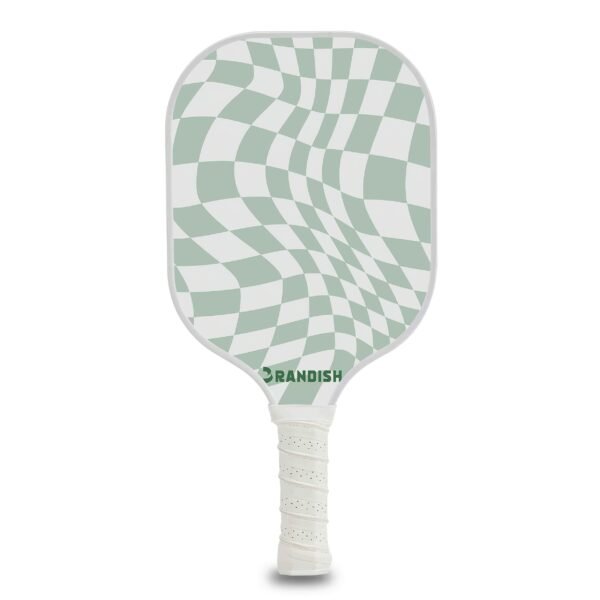 One Fiberglass Pickleball Paddle Featuring a PP Honeycomb Lightweight Design random color